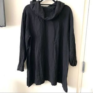 Cowlneck Tunic‎ in Black Sz Medium